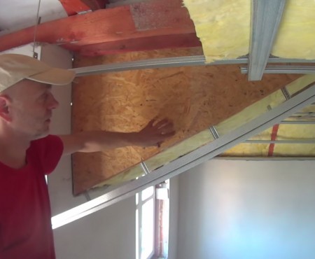 Zabudowa ściany lukarny – #1 przygotowanie konstrukcji wsporczej