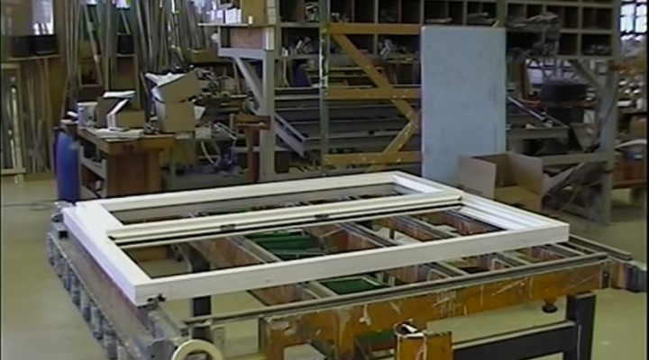 Produktionsstrasse für Holzfenster und Holz-Metallfenster