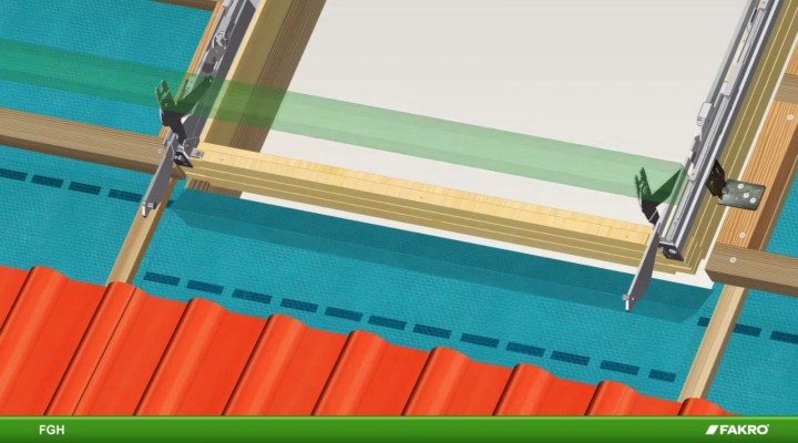 Fakro FGH Galeria Balcony Roof Window