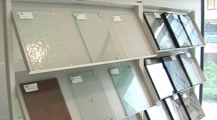 PVC window production