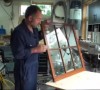 How to disasemble an antique window sash