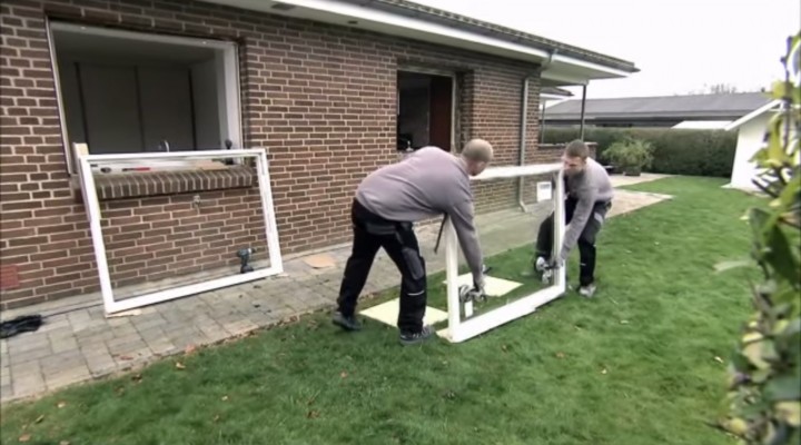 Montering af vinduer