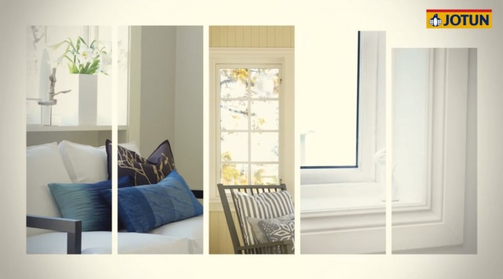 Male indendørs vinduer