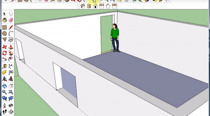 Sketchup 2 – dessin des 2 fenêtres