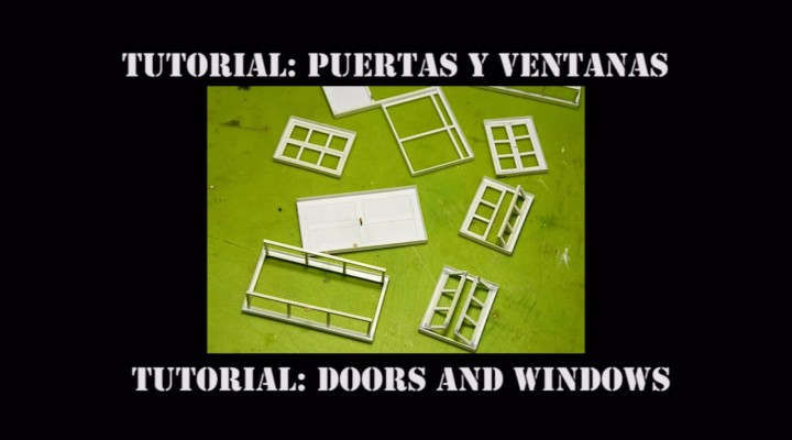 How to make windows and doors| como hacer Ventanas y puertas