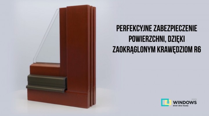 Windows2000 Rumia przedstawia okna drewniane Softline