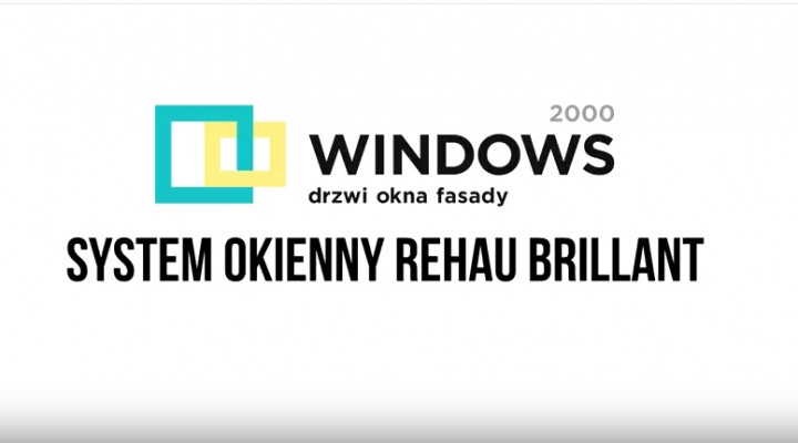 Windows2000 Rumia przedstawia profil Rehau Brillant